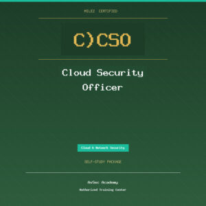 Mile2 C)CSO — Cloud Security Officer (Self-Study)