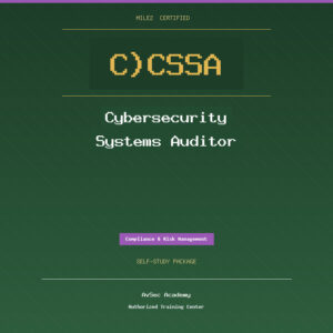 Mile2 C)CSSA — Cybersecurity Systems Auditor (Self-Study)