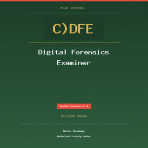 Mile2 C)DFE — Digital Forensics Examiner (Self-Study)
