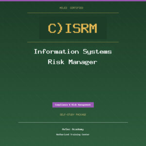 Mile2 C)ISRM — Information Systems Risk Manager (Self-Study)