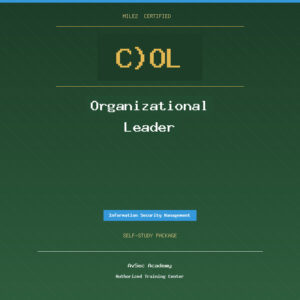 Mile2 C)OL — Organizational Leader (Self-Study)