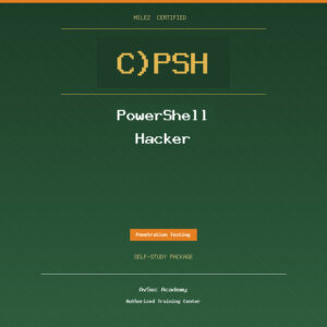 Mile2 C)PSH — PowerShell Hacker (Self-Study)