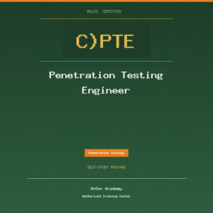 Mile2 C)PTE — Certified Penetration Testing Engineer (Self-Study)