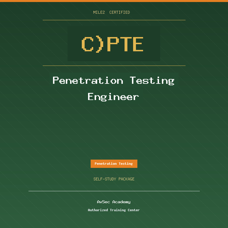 Mile2 C)PTE — Certified Penetration Testing Engineer (Self-Study)