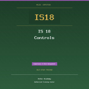 Mile2 IS18 — IS 18 Controls (Self-Study)